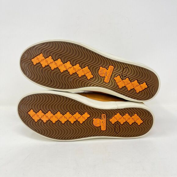 Timberland Flannery Brown Wheat High Top Chukka Boots Shoes Women's Size 7 - Picture 9 of 10